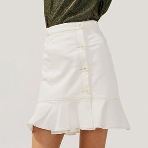 NWT Suboo Lila Button Mini Skirt